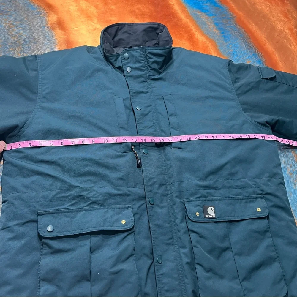 Vintage Carhartt Quilted Work Chore Jacket size 4XL